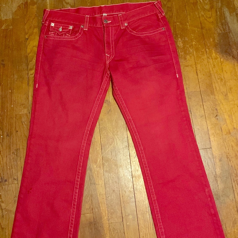 TRUE RELIGION JEANS (RED) STRAIGHT